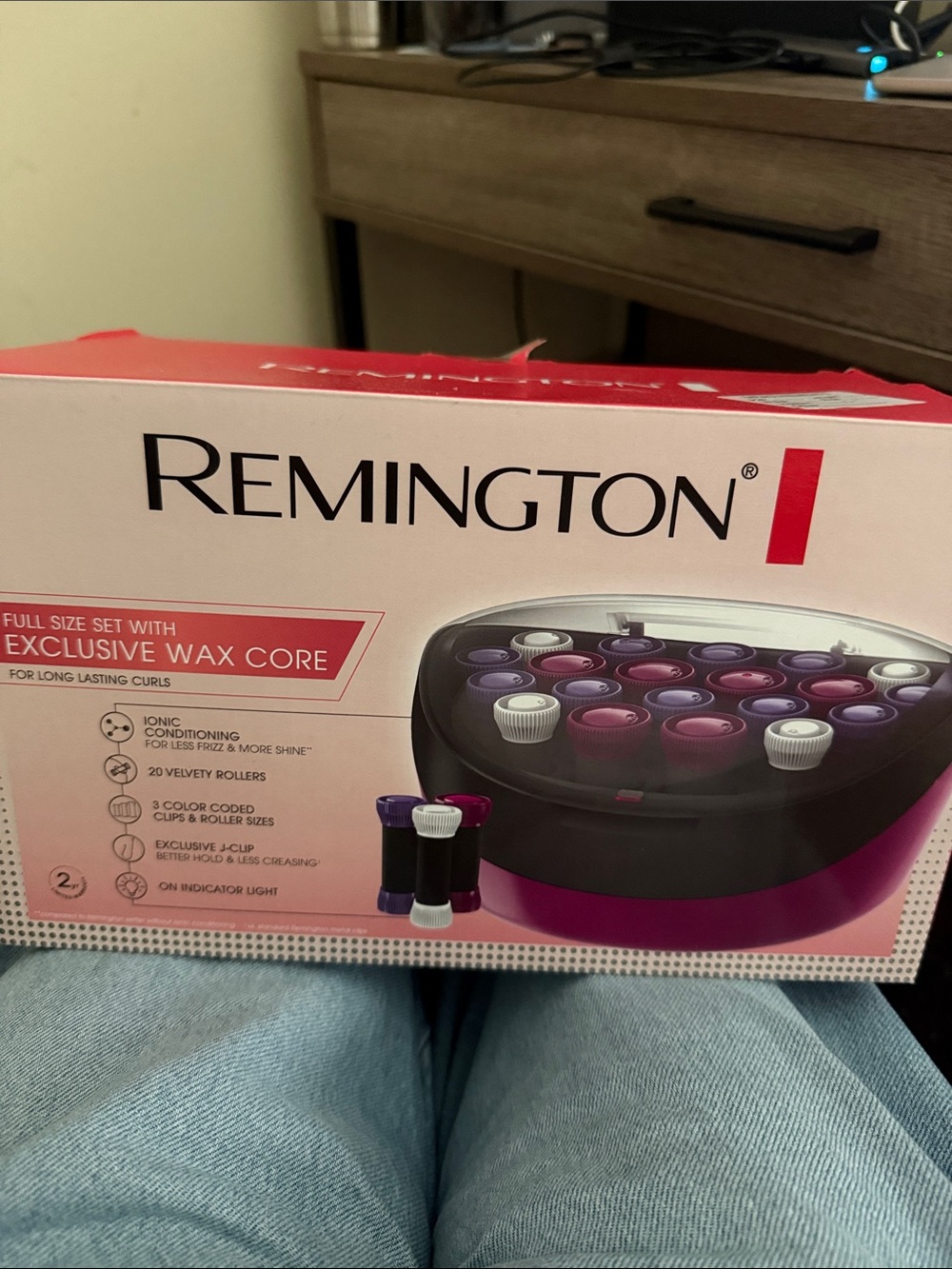 Remington Velvet Roller Set in Pink and Purple